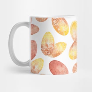 Vintage Style Dyed Eggs Pattern Mug